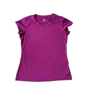 Champion Athletic Top Women S 4 6 Loose Fit Duo Dry Workout Fitness Sport Purple